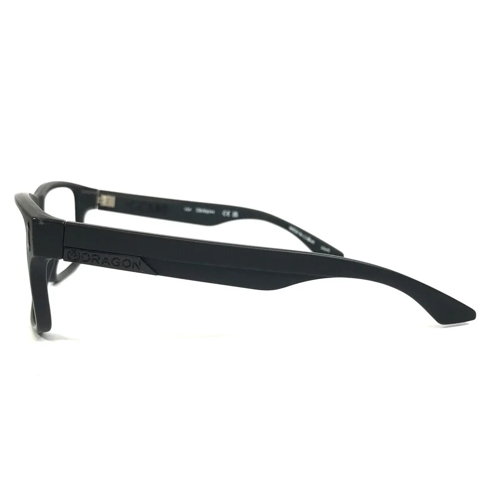 Dragon Eyeglasses Frame DR COUNT LL 002 Matte Black Rectangle Full Rim 58-15-140